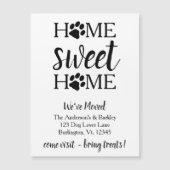 Home Dog Moving Announcement Kaart voor thuisgebru (Voorkant)