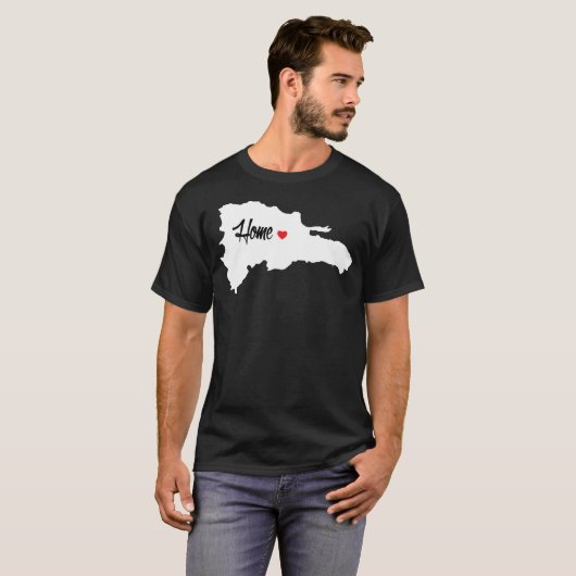 Home Dominican Tshirt Dark BG (Voorkant volledig)