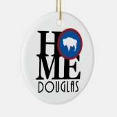 HOME Douglas Wyoming Keramisch Ornament (Rechts)