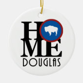 HOME Douglas Wyoming Keramisch Ornament (Voorkant)