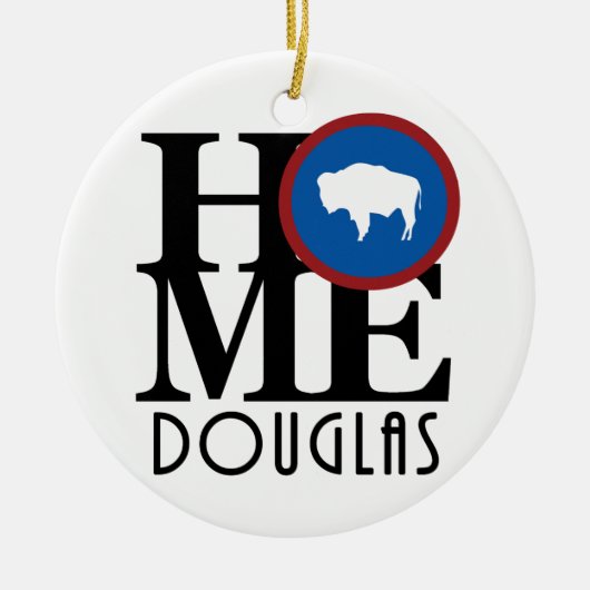 HOME Douglas Wyoming Keramisch Ornament (Voorkant)