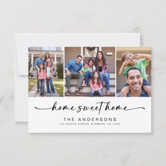 Home | Drie foto's verplaatsen Aankondiging (Voorkant)