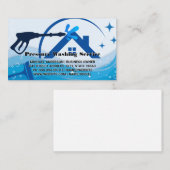 Home Drukwasdiensten | schoonmaakmiddelen Visitekaartje (Voorkant / Achterkant)