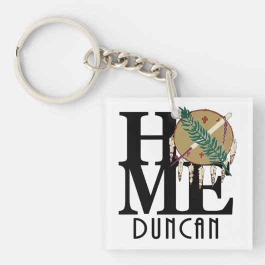 HOME Duncan Oklahoma Sleutelhanger (Voorkant)