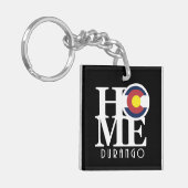 HOME Durango Colorado Sleutelhanger (Voorkant Links)