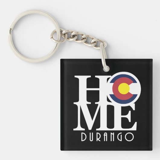 HOME Durango Colorado Sleutelhanger (Voorkant)