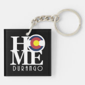 HOME Durango Colorado Sleutelhanger (Achterkant)