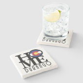 HOME Durango Colorado Stenen Onderzetter (Zijkant)