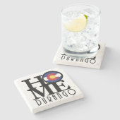 HOME Durango Stenen Onderzetter (Zijkant)