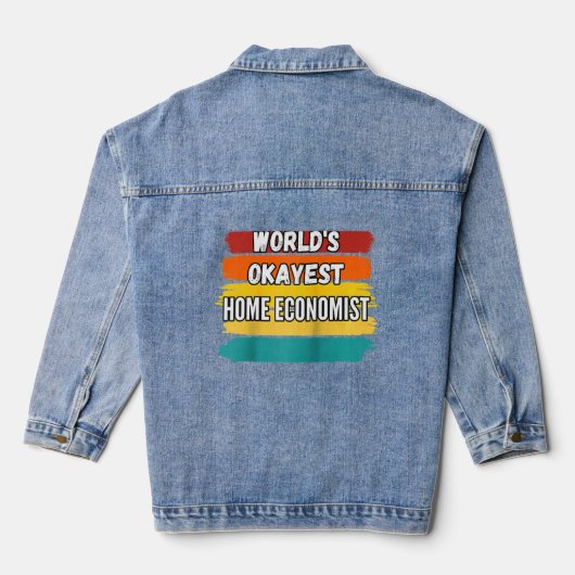 Home Economist, de Okayest Home Economist Ra Denim Jacket (Achterkant)