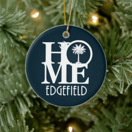 HOME Edgefield, South Carolina Keramisch Ornament