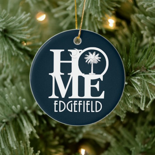HOME Edgefield, South Carolina Keramisch Ornament (Boom)