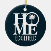 HOME Edgefield, South Carolina Keramisch Ornament (Voorkant)