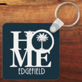 HOME Edgefield, South Carolina Sleutelhanger (Achterkant)