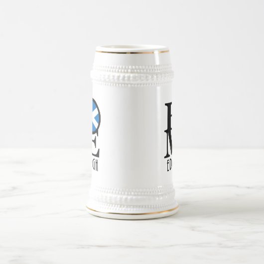 HOME Edinburgh Scotland Beer Stein Bierpul (Center)