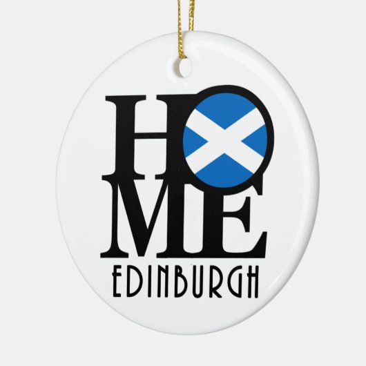 HOME Edinburgh Scotland Keramisch Ornament (Links)