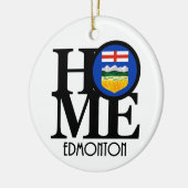 HOME Edmonton Alberta Keramisch Ornament (Links)