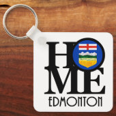 HOME Edmonton Canada Sleutelhanger (Voorkant)
