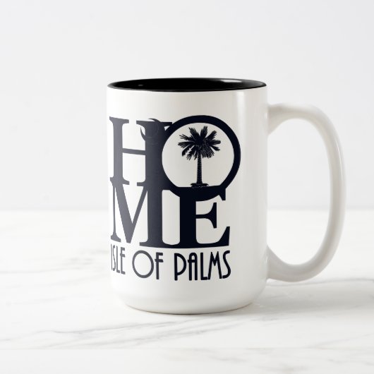 HOME eiland Palms 15oz Tweekleurige Koffiemok (Rechts)