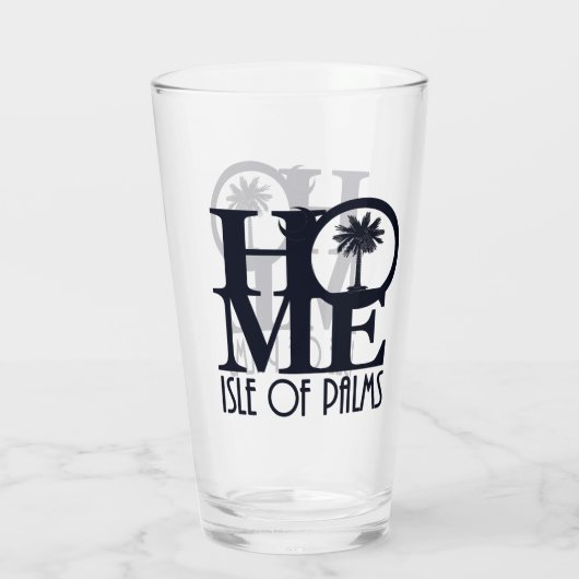 HOME-eiland Palms Glas (Achterkant)