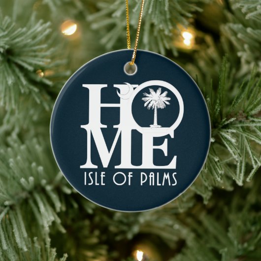 HOME-eiland Palms Keramisch Ornament (Boom)