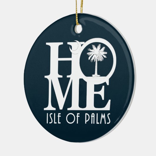 HOME-eiland Palms Keramisch Ornament (Links)