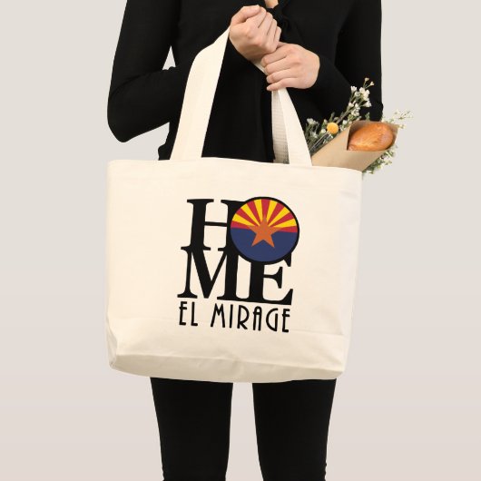 HOME El Mirage Arizona Grote Tote Bag (Voorkant (product))