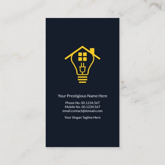 Home Electricational Service Visitekaartje (Achterkant)