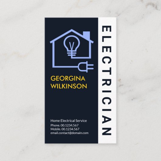 Home Electricational Service Visitekaartje (Voorkant)