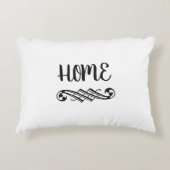 Home Elegant Thuis Kussen in Zwart en Wit (Voorkant)