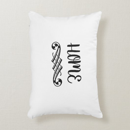 Home Elegant Thuis Kussen in Zwart en Wit (Voorkant(Verticaal))