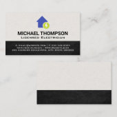 Home Elektriciteitspictogram Visitekaartje (Voorkant / Achterkant)