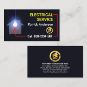 Home Elektrisch Circuit Lijst Elektricien Visitekaartje (Voorkant / Achterkant)