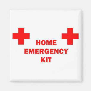Home Emergency Kit Magneet