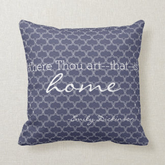 Home Emily Dickinson Literary Quote Pillow Kussen