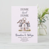 HOME EN KEY HOUSE WARMING UITNODIGING (Staand voorkant)