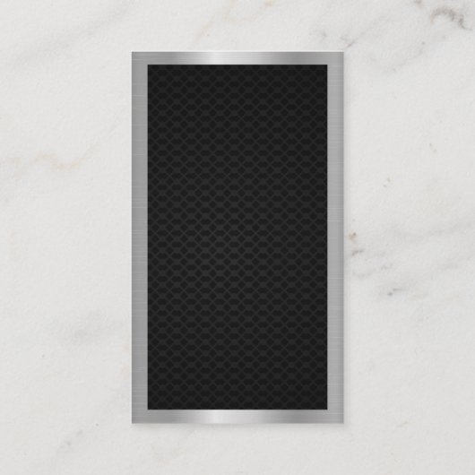 Home en Tools Logo | Zilveren grens Visitekaartje (Achterkant)