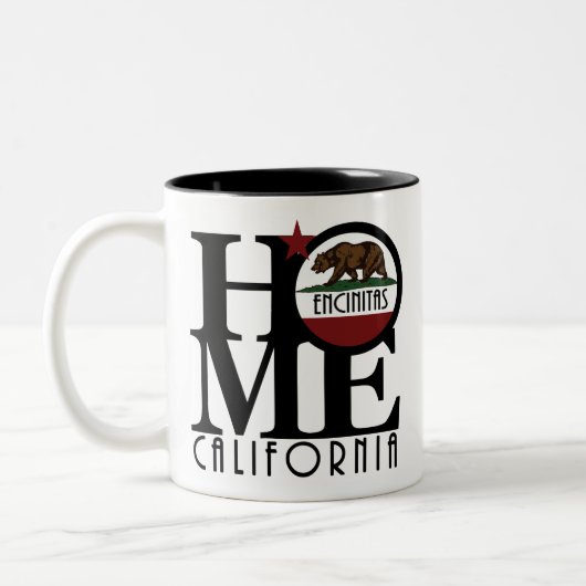 HOME Encinitas 11oz koffie-Mok Tweekleurige Koffiemok (Links)