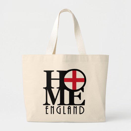 HOME England Grote Tote Bag (Voorkant)
