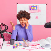 Home Estate Agency QR Code Logo Holograaf Visitekaartje