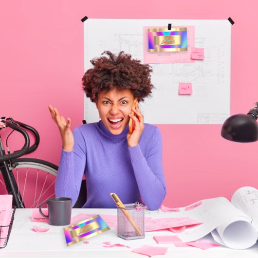 Home Estate Agency QR Code Logo Holograaf Visitekaartje