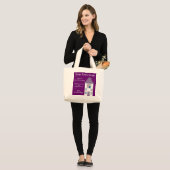 Home Estate Agent Home Sweet Home Adverteren Grote Tote Bag (Voorkant (model))