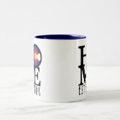 HOME Estes Park 11oz Tweekleurige Koffiemok (Center)