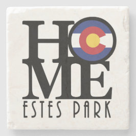 HOME Estes Park Colorado Stenen Onderzetter