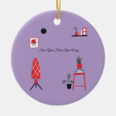 Home Esthetische DIY Design voor vrouwen Keramisch Ornament (Voorkant)