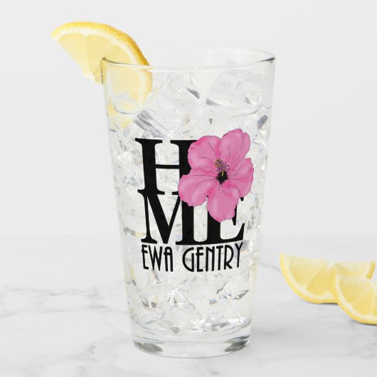 HOME Ewa Gentry roze Glas (Voorkant ijs)