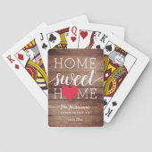 Home | Familienaam & Hometown Pokerkaarten (Achterkant)