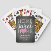 Home | Familienaam & Hometown Pokerkaarten (Achterkant)