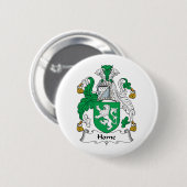 Home Family Crest Ronde Button 5,7 Cm (Voorkant /achterkant)
