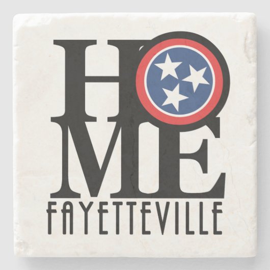 HOME Fayettevile Stenen Onderzetter (Voorkant)